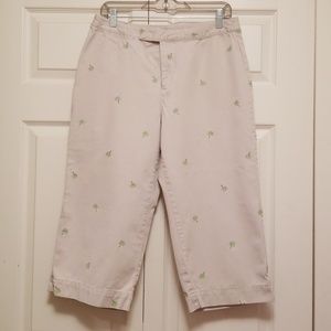 Casablanca Sport palm tree capri pants